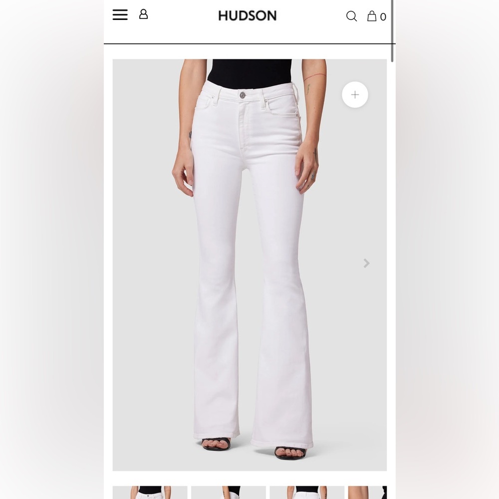 Hudson Holly High-Rise Flare Jean | size 25 |